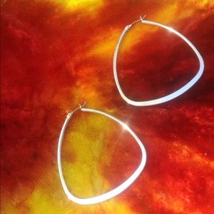 Lucky brand silver hoops
